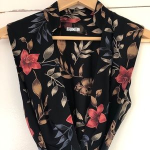 Reformation sleeveless wrap dress